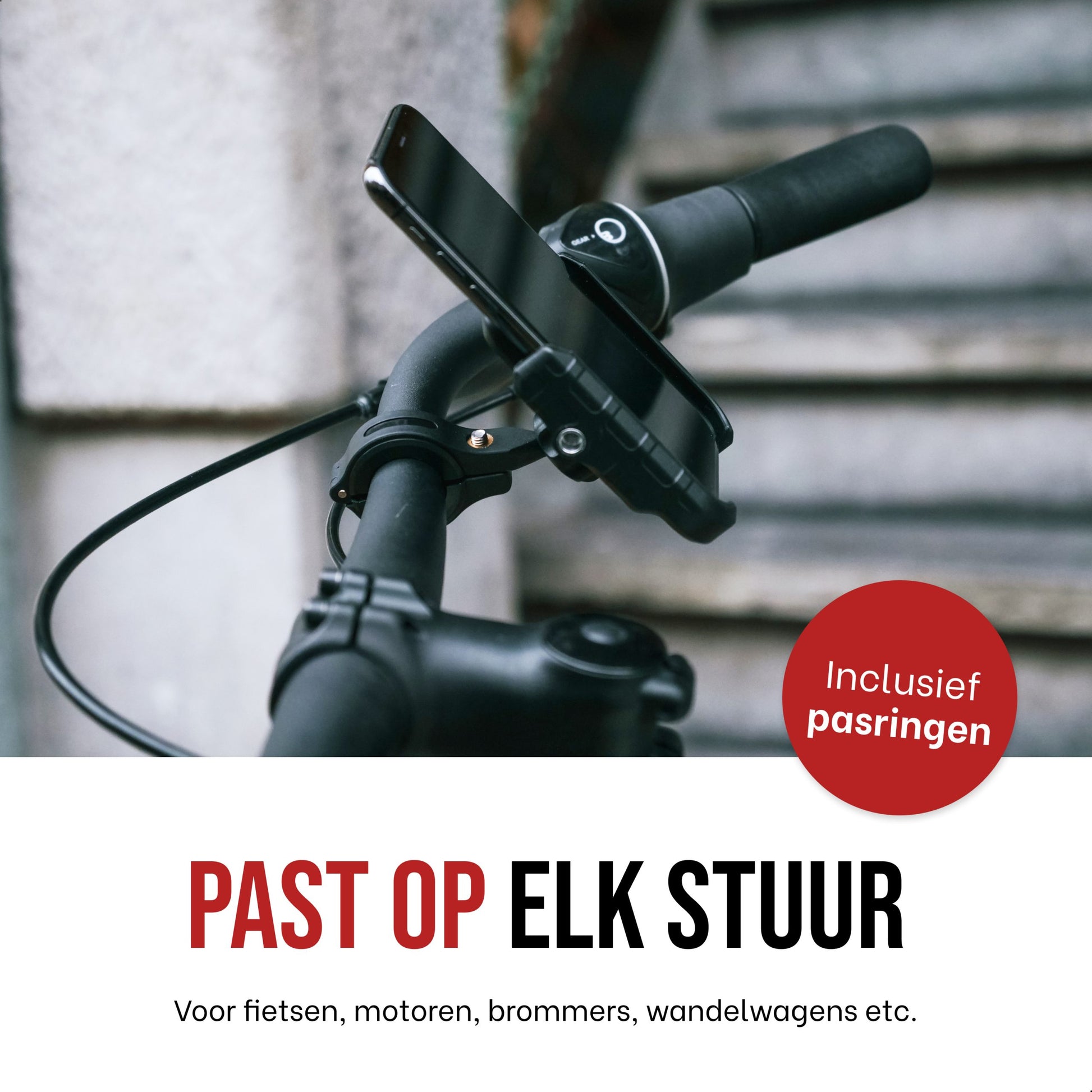 DistinQ Phone holder for bicycle and motorcycle 360°-2