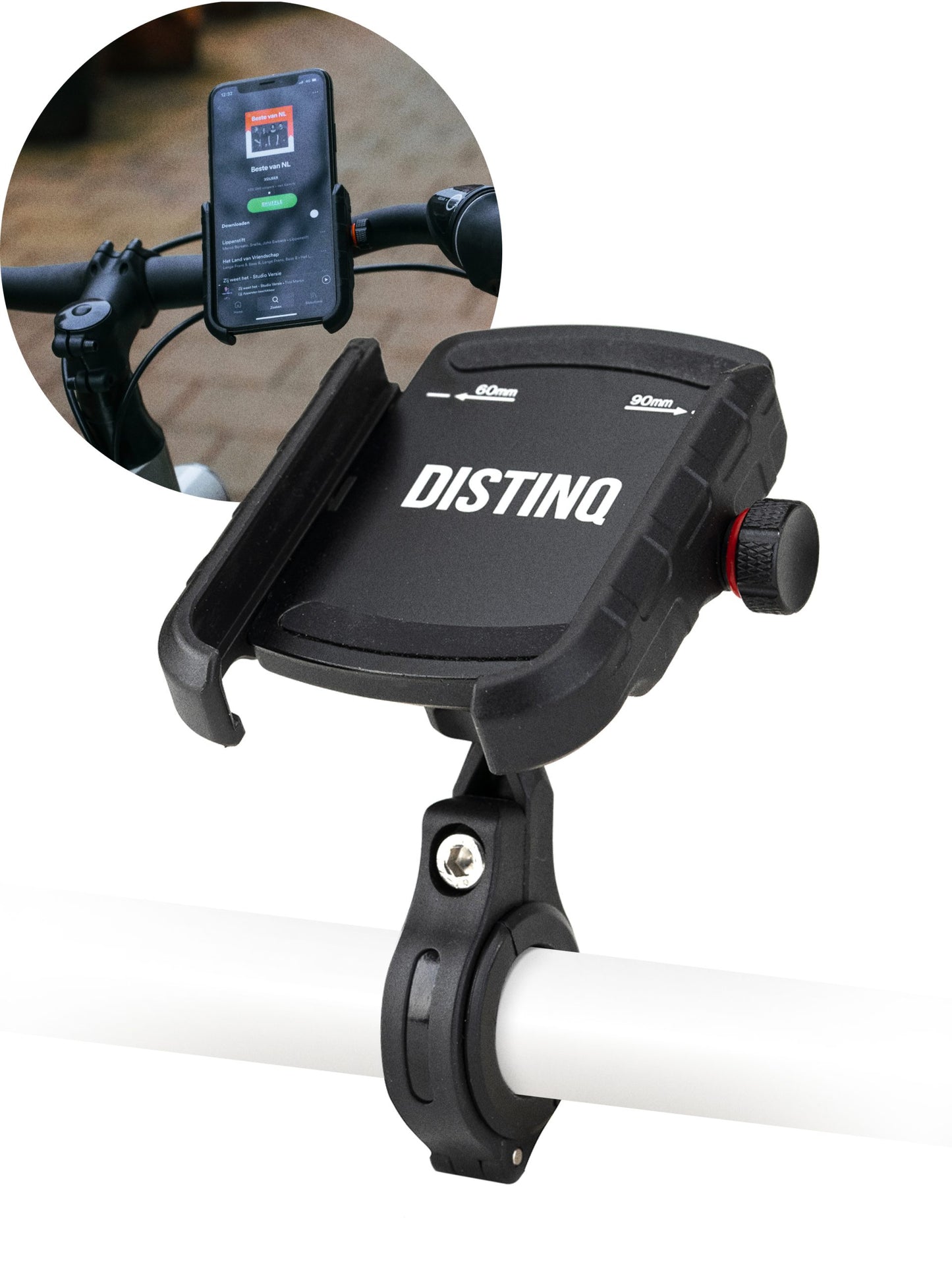 DistinQ Phone holder for bicycle and motorcycle 360°-0