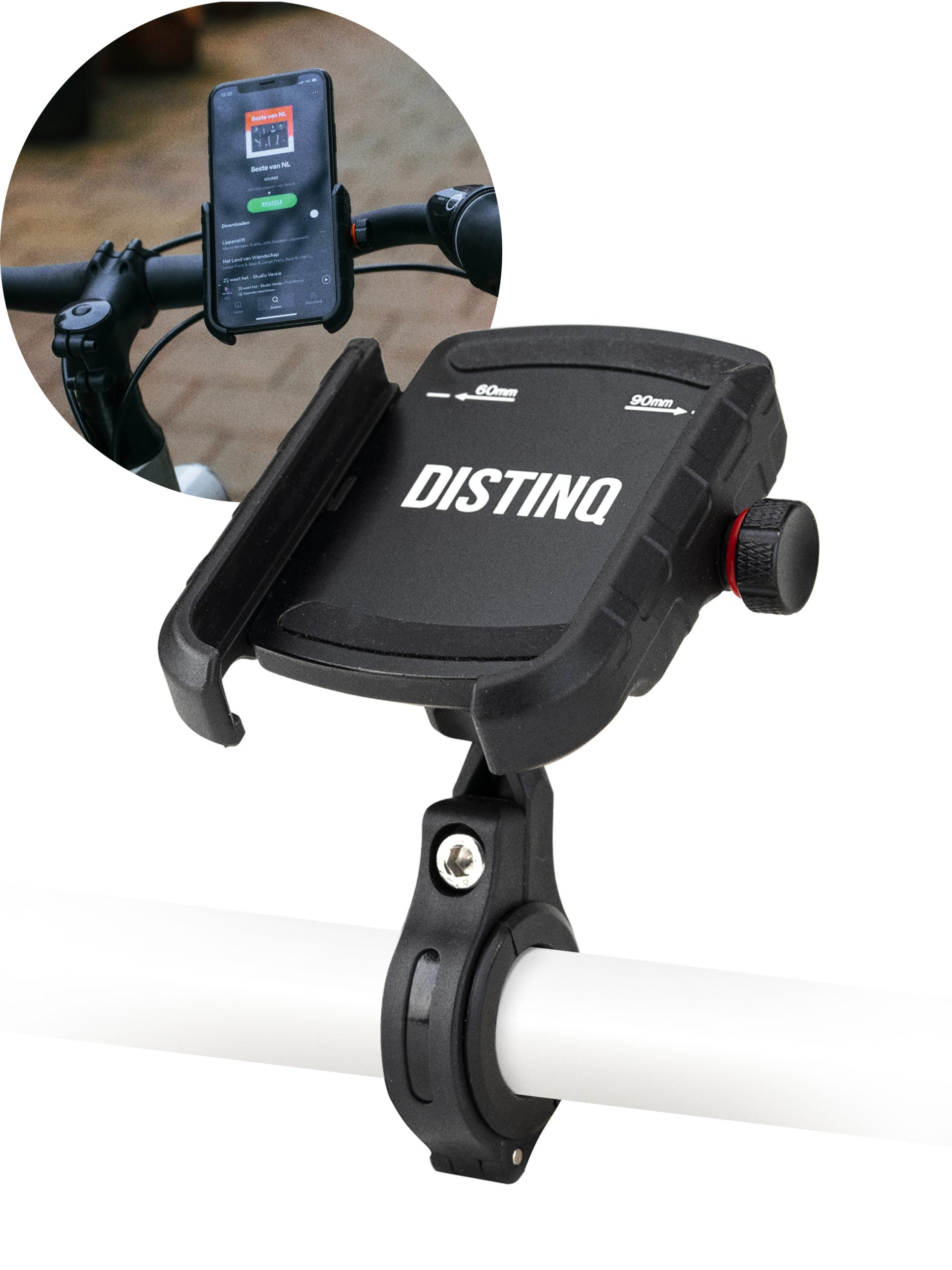 DistinQ Phone holder for bicycle and motorcycle 360°-0
