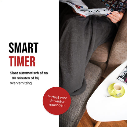 DistinQ Elektrisch deken Grijs 6