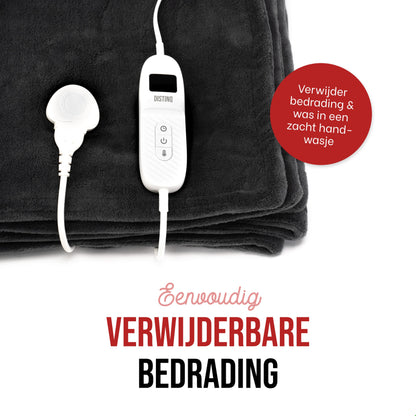 DistinQ Elektrisch deken Grijs 5