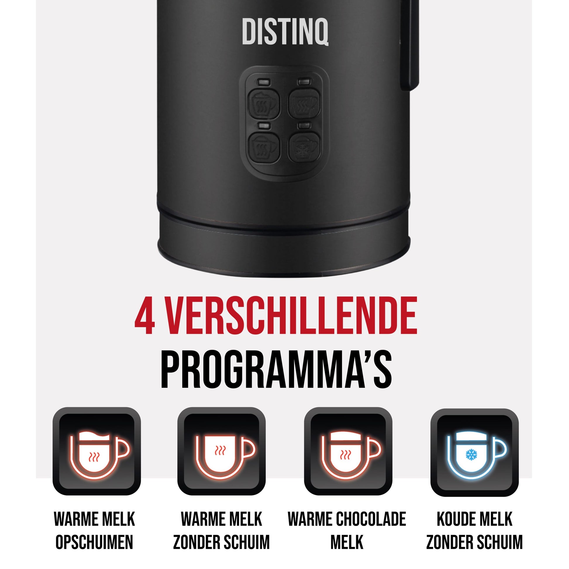 DistinQ Milk Frother Black-1