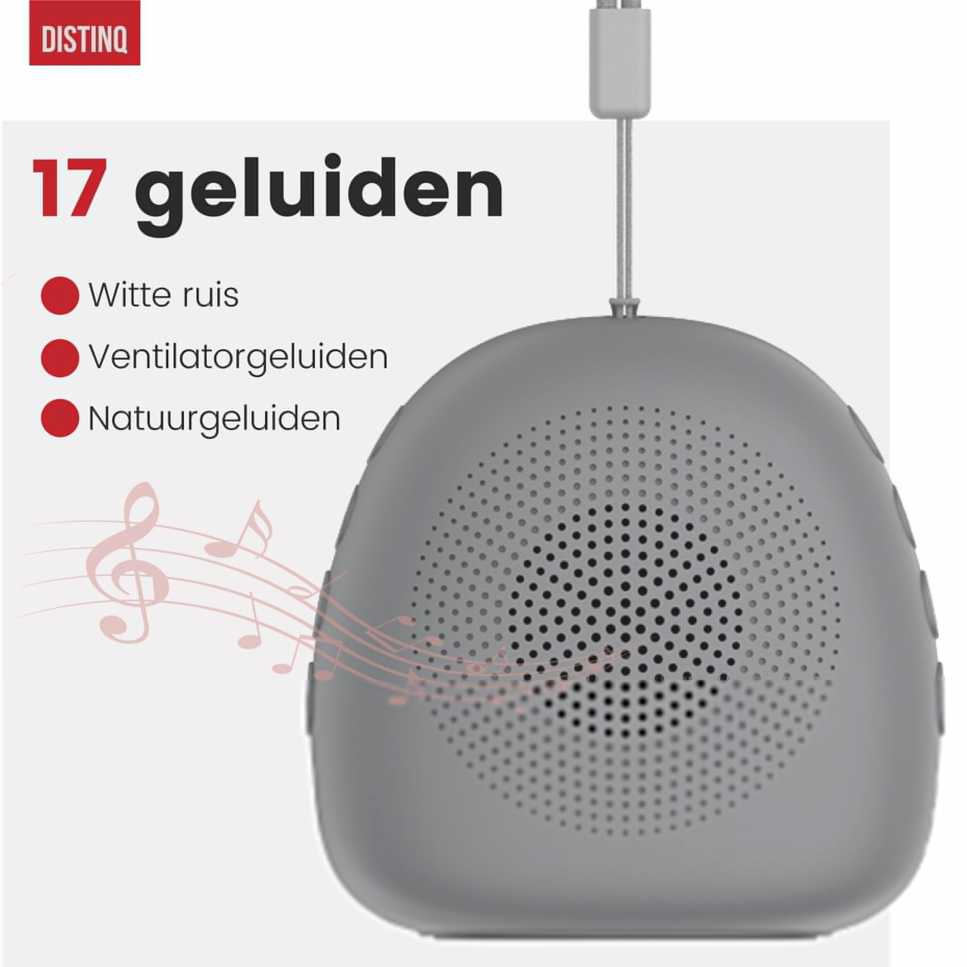 DistinQ White noise druppel 9