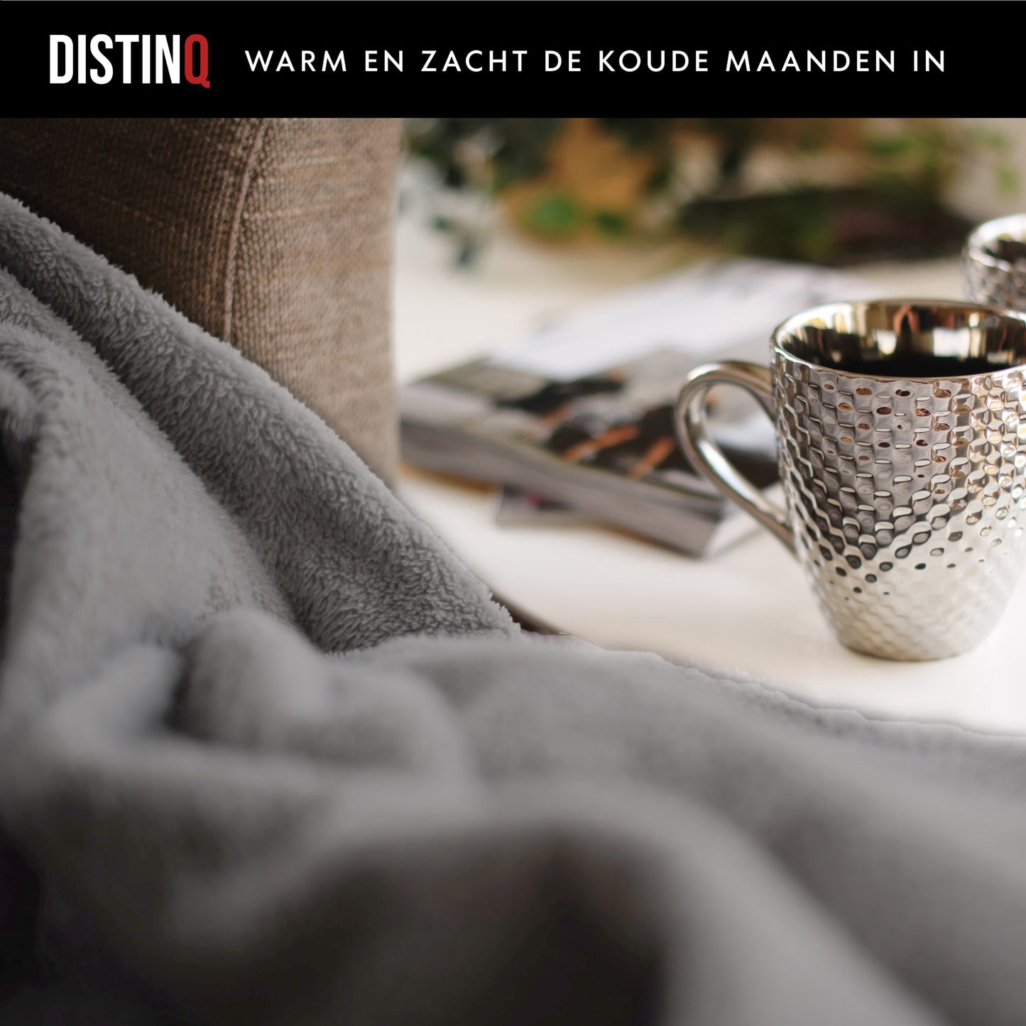 DistinQ Bovendeken licht Grijs XL 8