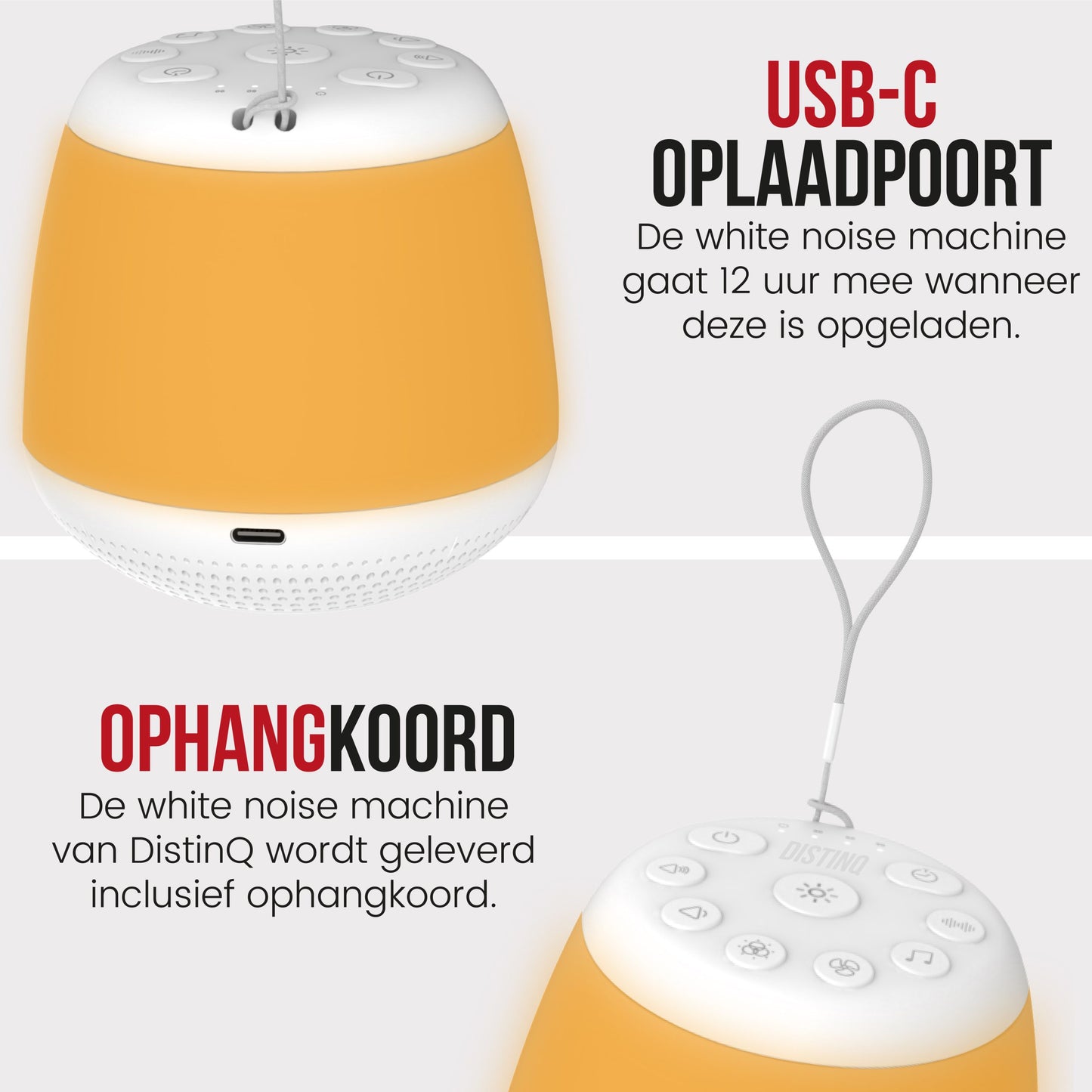 DistinQ white noise compact 4