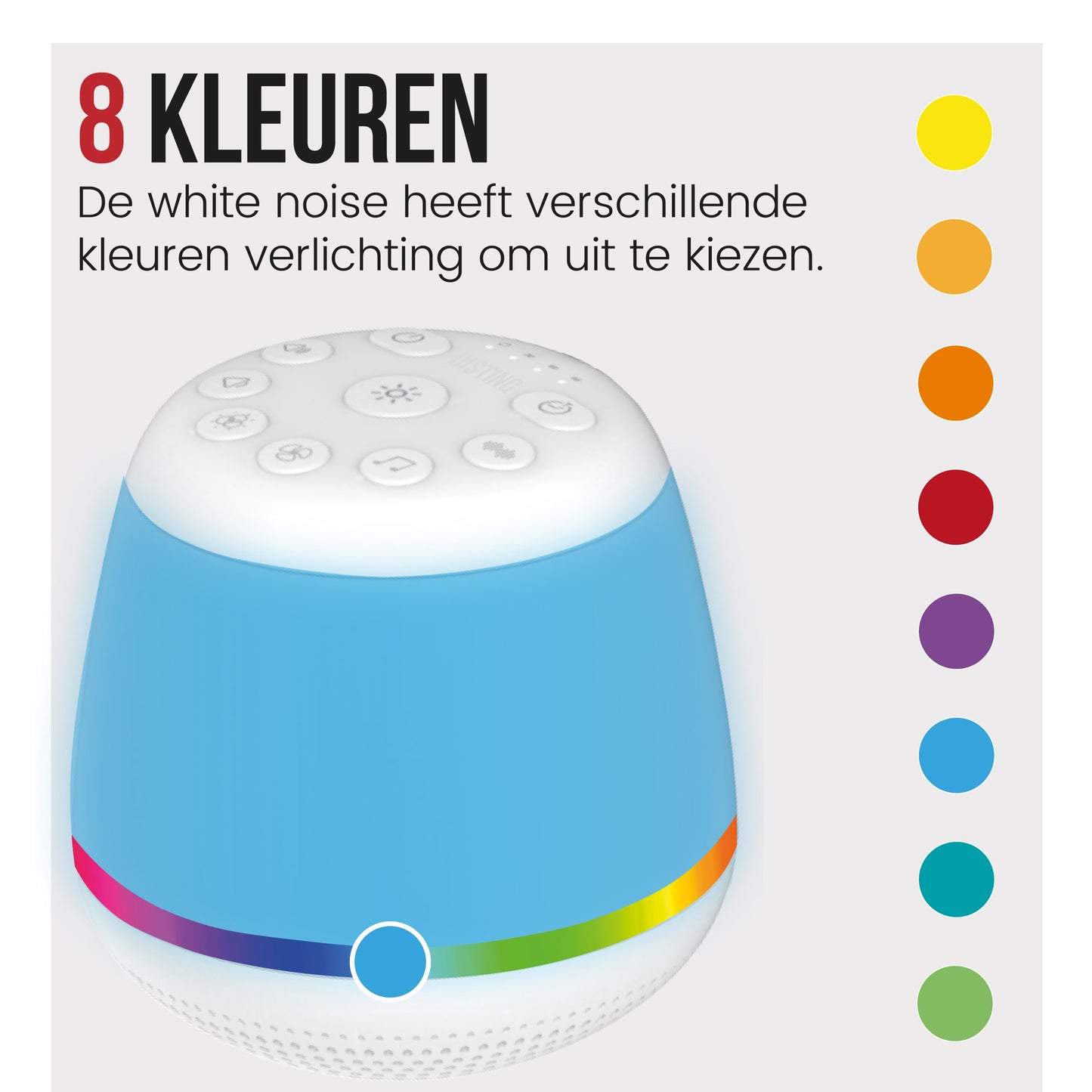 DistinQ white noise compact 6