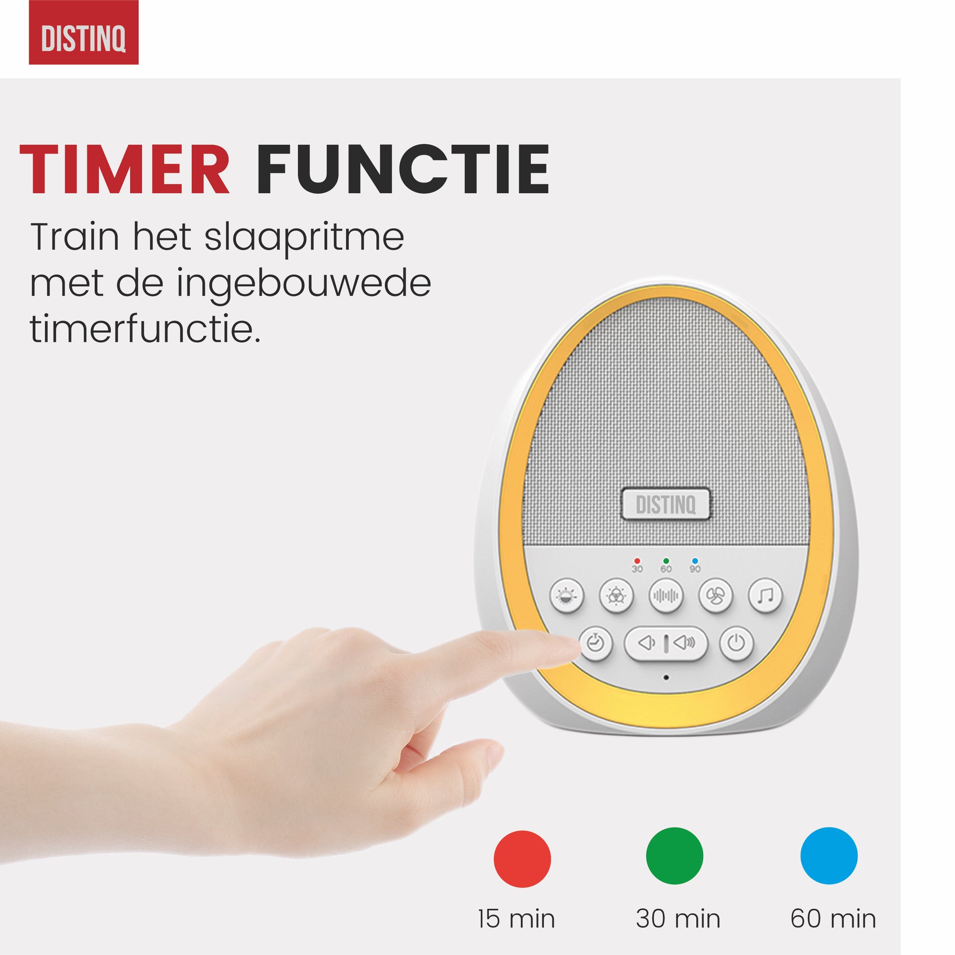 DistinQ white noise eitje 7