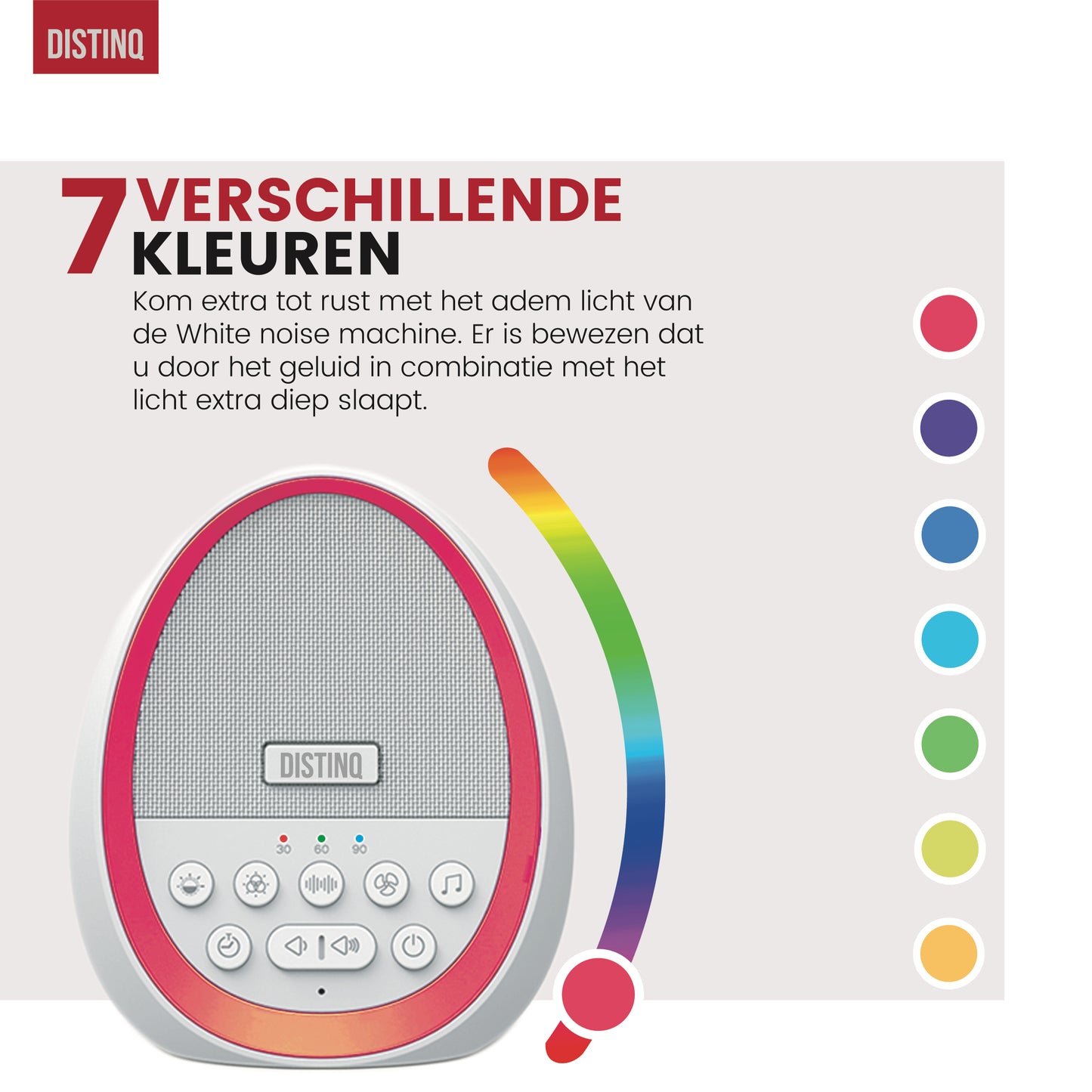 DistinQ white noise eitje 5