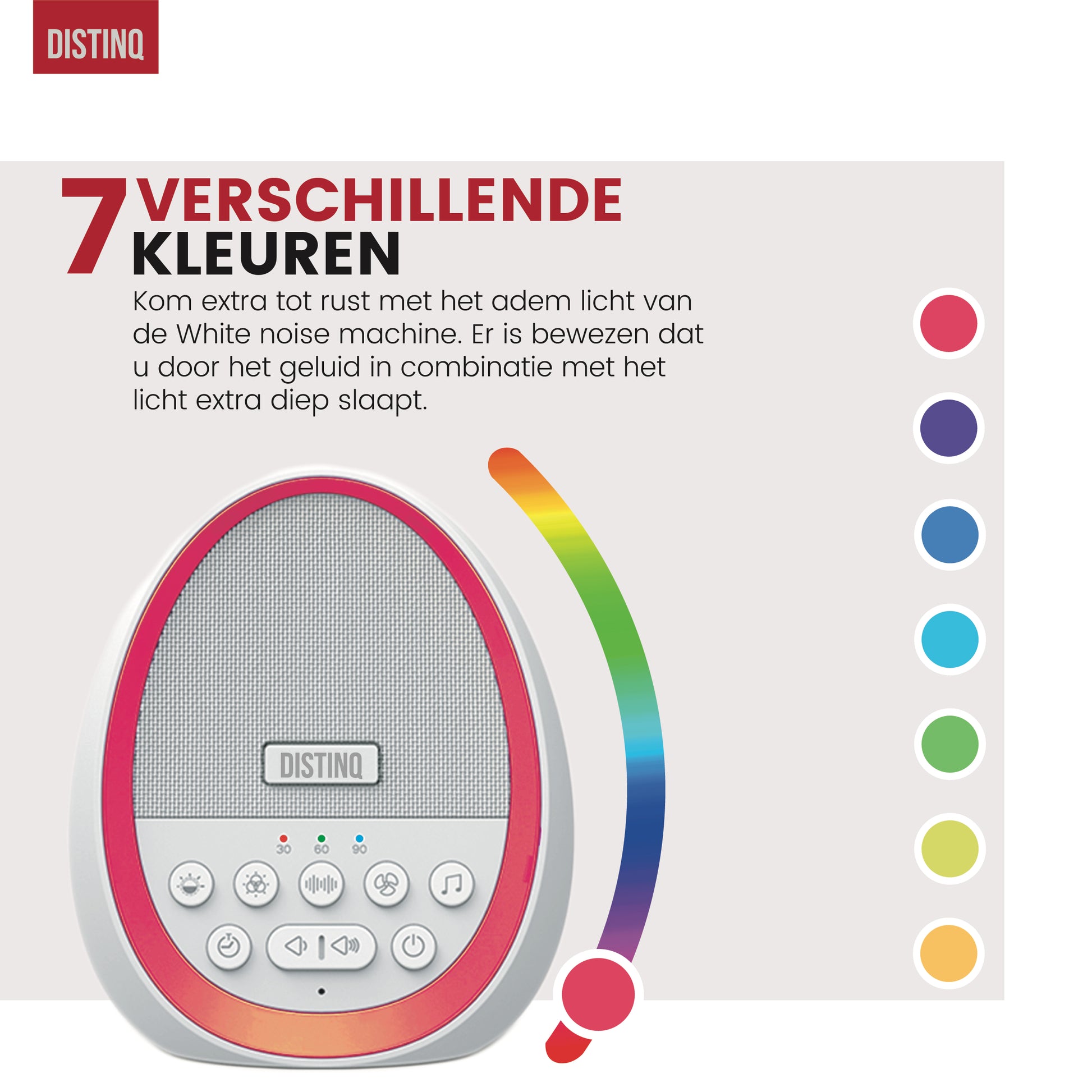 DistinQ white noise eitje 5