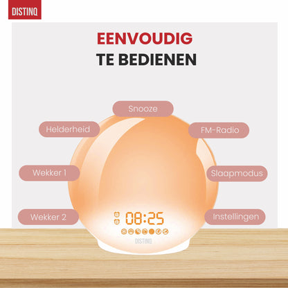 DistinQ Wake-Up Light White-3