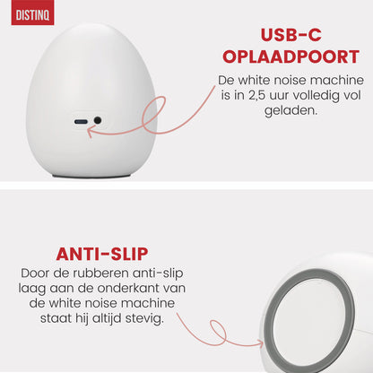 DistinQ white noise eitje 1